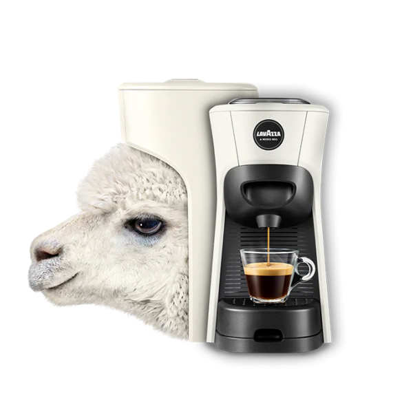 MACCHINE CAFFE' Lavazza_b MACCHINA CAFFE TINY ECO BIANCA LM840