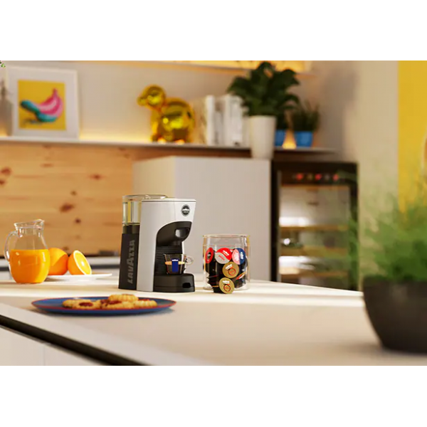MACCHINE CAFFE' Lavazza_b MACCHINA CAFFE TINY ECO BIANCA LM840