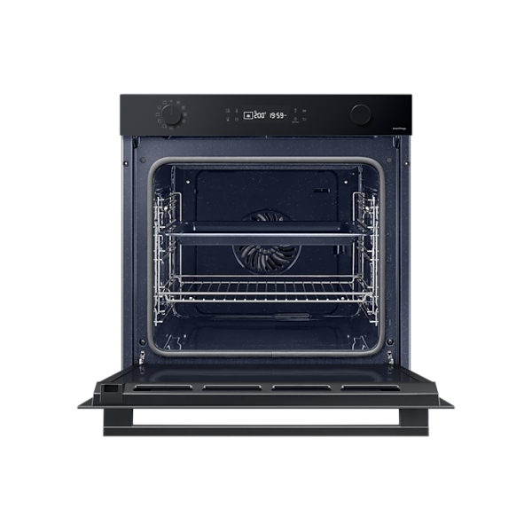Samsung FORNO serie 4 MULTIFUN. SINGLE FAN 76lt VETRO BLACK (NEL) A+ SAMSUNG SMNV7B41307AK