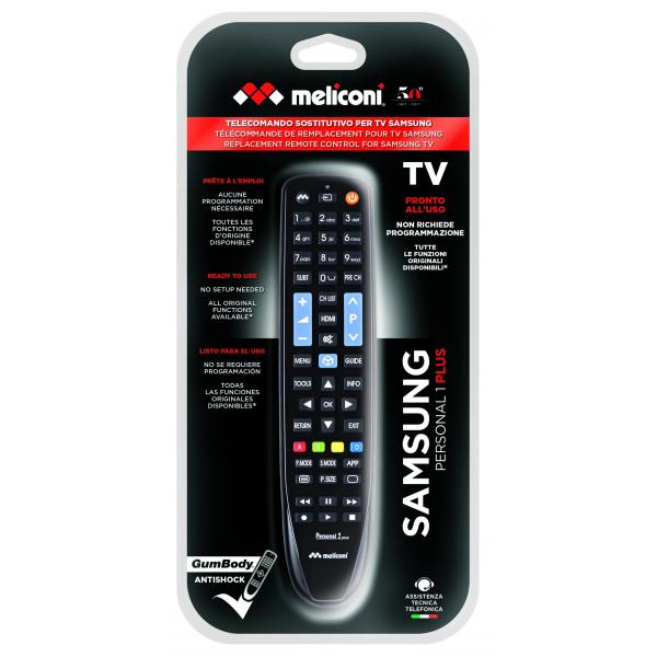 TELECOMANDI Meliconi TELECOMANDO GUMBODY PERSONAL 1+ 806072