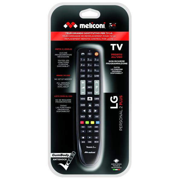 TELECOMANDI Meliconi TELECOMANDO GUMBODY PERSONAL 2+