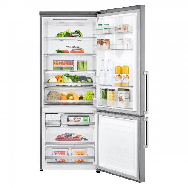 Frigoriferi Lg COMBI D TNF 185X70CM INOX GBB569NSAGB