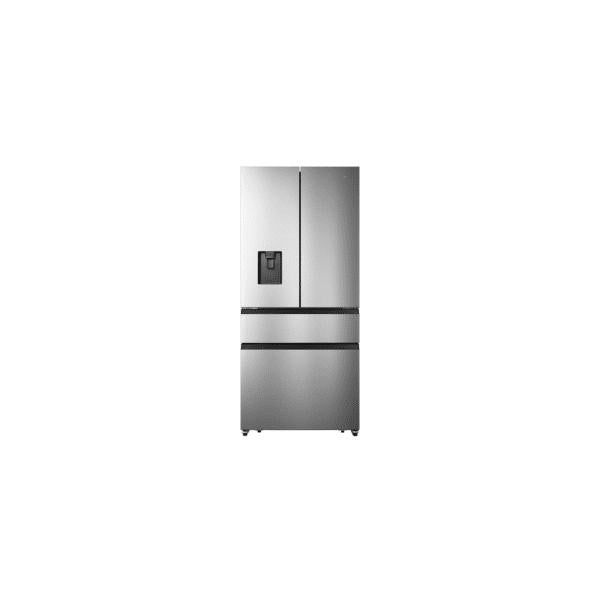 FRIGORIFERI 4 PORTE Hisense Frigorifero French door total No Frost Classe E capacita lorda 480lt colore inox, altezza 1817mm, larghezza 794mm, profondit_ 706mm