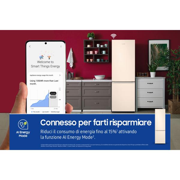 Frigoriferi Samsung BMF ECOFLEX 2M CLASSE D SABBIA RB38C603DEL/EF