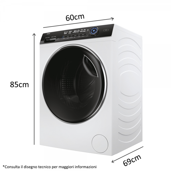 LAVATRICE Haier HW110B14979EU1IT Lvb 11 Kg, 1400 RPM A 60x69x85