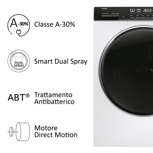 LAVATRICE Haier HW110B14979EU1IT Lvb 11 Kg, 1400 RPM A 60x69x85