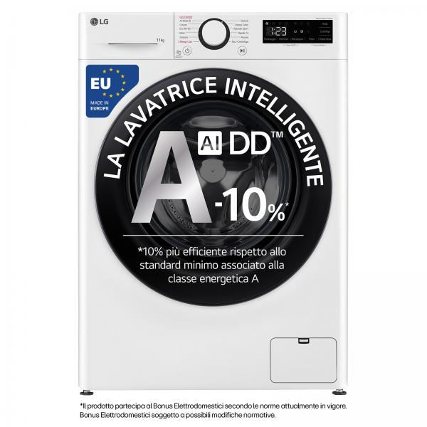 Lavatrici Lg LAV 11KG A-10 BLACK DOOR F4R3011NSWB