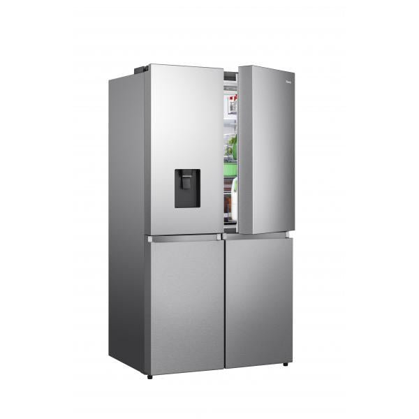 FRIGORIFERI 4 PORTE Hisense Crossdoor 4 609Lt 178x91x72cm dispenser inox