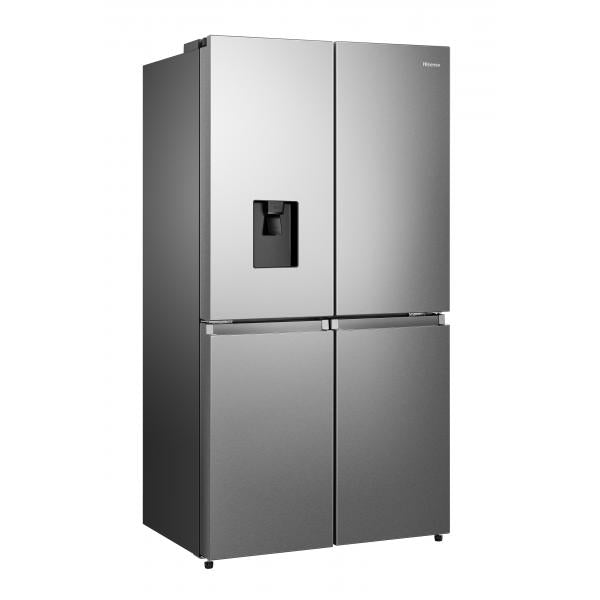 FRIGORIFERI 4 PORTE Hisense Crossdoor 4 609Lt 178x91x72cm dispenser inox
