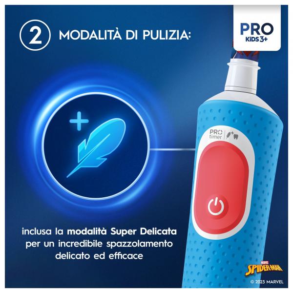 CURA DELLA PERSONA Braun_b SPAZZOLINO ELETTRICO POW VITALITY PRO SPIDERMAN