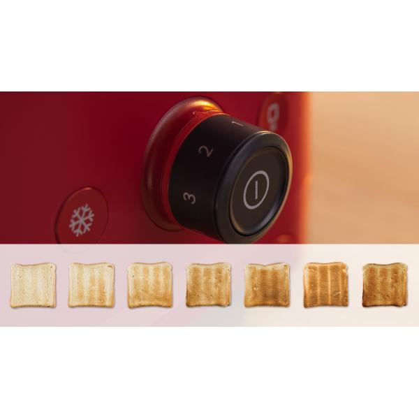 PREPARAZIONE CIBO Bosch_b TAT3M124 TOSTAPANE COMPATTO MYMOMENT 950 W ROSSO