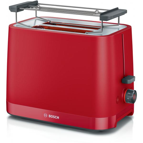 PREPARAZIONE CIBO Bosch_b TAT3M124 TOSTAPANE COMPATTO MYMOMENT 950 W ROSSO