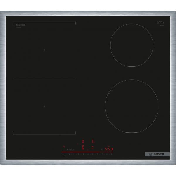 Piani Cottura Bosch PIANO INDUZ 60CM 1ZCOMBI+2Z NERO PVS645HB1E