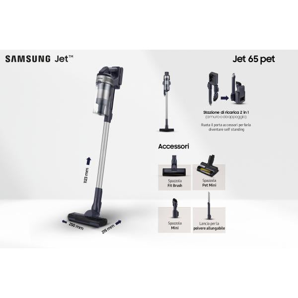 ASPIRAZIONE Samsung VS15A60AGR5/WA ASPIRAZIONE JET 65 PET SILVER