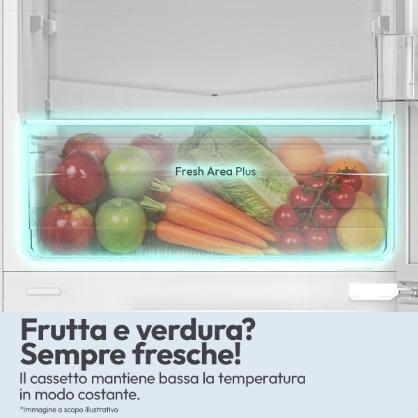 FRIGORIFERI A DOPPIA PORTA Candy CDG1S514ES FRIGO STATICO 211L CLASSE E H143 SILVER