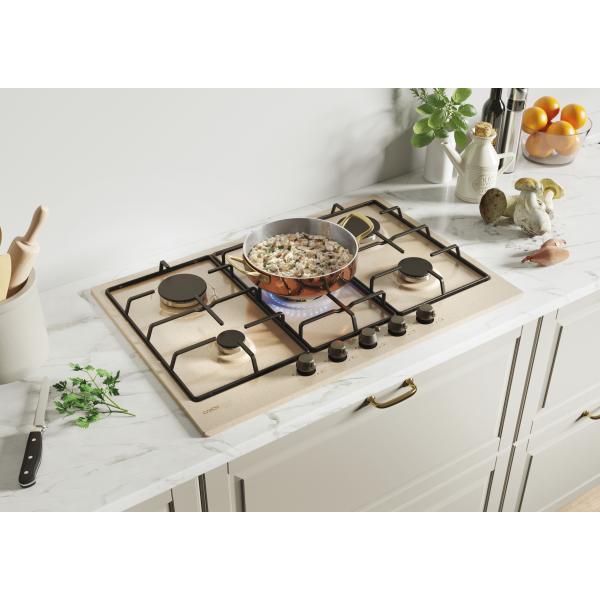 PIANI COTTURA GAS Candy CHW7AV4WGT Piano cottura Gas 5 fuochi Avena