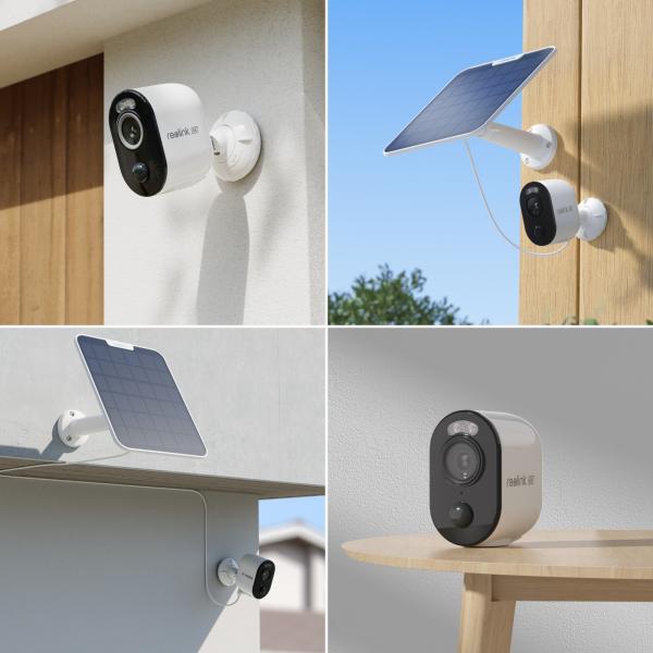 Telecamere IP Wifi Esterno ricaricabile Reolink Videocamera Wifi EXT ricaricabile ArgusB350 bianca