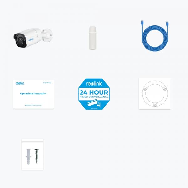 PoE CAM Reolink Videocam poe 5 Mega Pixel con audio a 2 vie