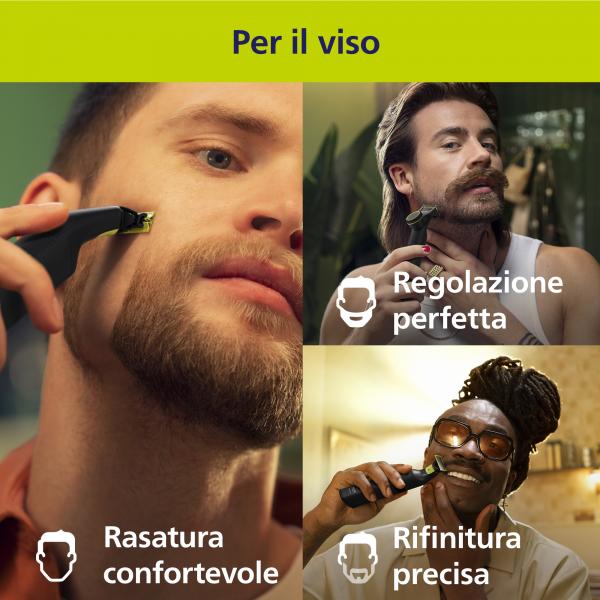 Rasoi e Tagliacapelli Philips ONE BLADE PRO 360 QP6542/15 QP6542/15