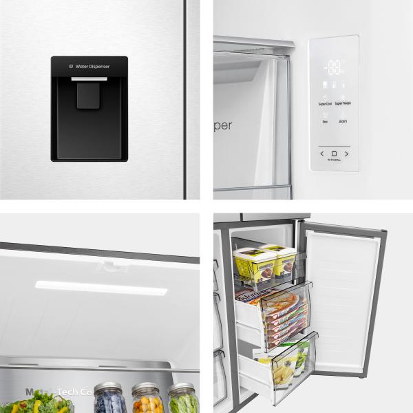 Frigoriferi Hisense 4P CL. E INOX RQ5P470SMIE