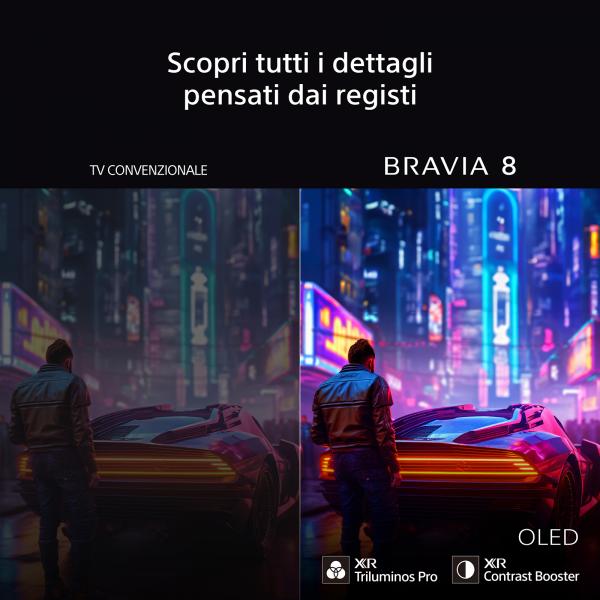 TV e Hotel TV Sony SDS BRAVIA 8 XR OLED GOOGLE TV K65XR83AEP