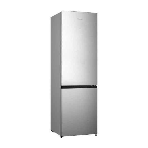 COMBINATI Hisense Combinato Total No Frost capacita 255 litri Classe energetica: E. Dimensioni prodotto (L x P x A) : 550x 563 x 1797 mm. Colore: inox