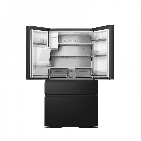 FRIGORIFERI LIBERA INSTALLAZIONE SIDE BY SIDE Hisense Frigo side-by-side 560 L F Acciaio inossidabile