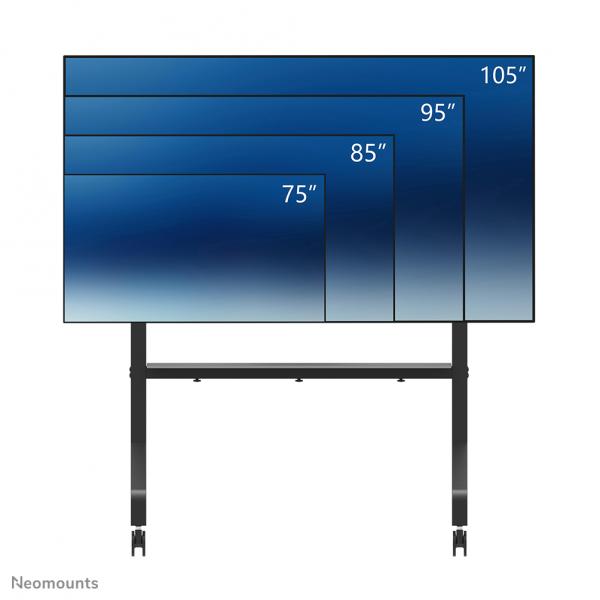 SUPPORTI TV/MONITOR Neomounts CARRELLO FL50-575 NERO FL50-575BL1