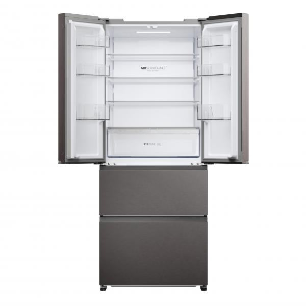 COMBINATI 3 PORTE Haier HFR3718ENMD TotalNo Frost 3D 177cm 402lt cl.E dark