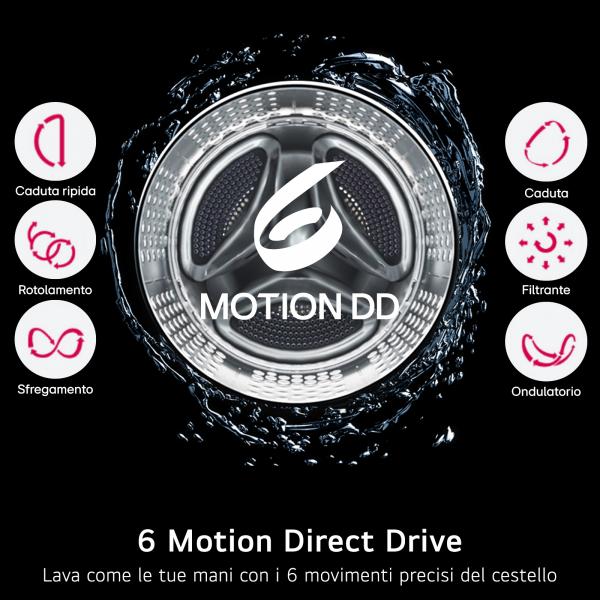 Lavatrici Lg LAV 9KG A 1400RPM DIRECT DRIVE