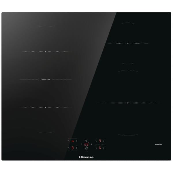 PIANI INDUZIONE Hisense Piano induzione 60cm - Nero - 4 zone Connect Zone