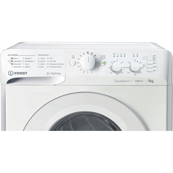 Lavatrici Indesit LAV STD 7KG A 1200RPM WHITE INVERTE MTWC71296WIT