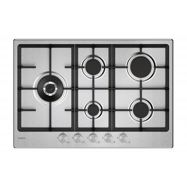 PIANI COTTURA GAS Candy CHG7WL4WTX Piano cottura gas 5 fuochi cm 75 Inox