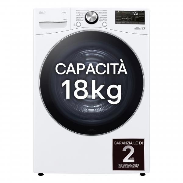 ASCIUGATRICI Lg Asciugatrice 18 kg Classe D DUAL Inverter