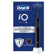 CURA DELLA PERSONA Braun_b IO2BLACK SPAZZOLINO EL. RIC. 3 ORE ORAL-B NERO