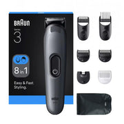 CURA DELLA PERSONA Braun_b AIO3540 RASOIO MULTIGROOMING RICARICABILE 1-21 MM