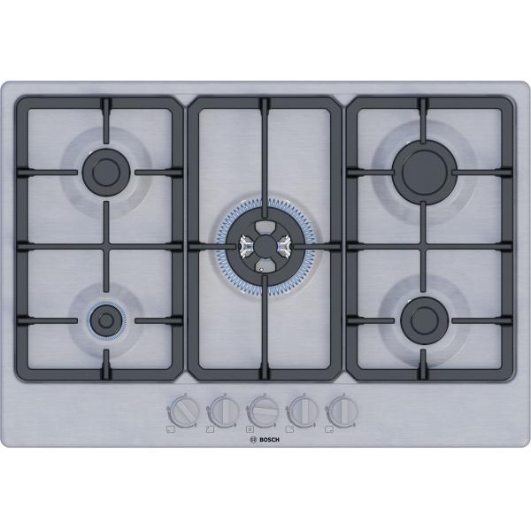 Piani Cottura Bosch PIANO GAS PGQ7B5K90 5F 75CM INOX PGQ7B5K90