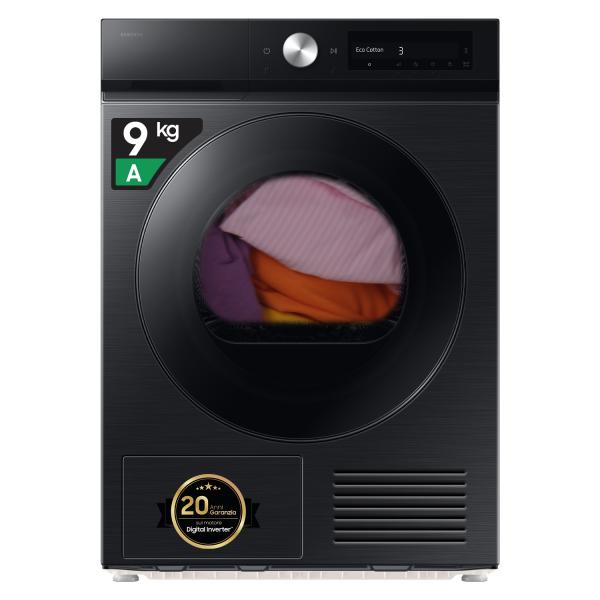 Asciugatrici Samsung DRYER BESPOKE AI 9KG A+++ BLACK DV90DB7845GBU3