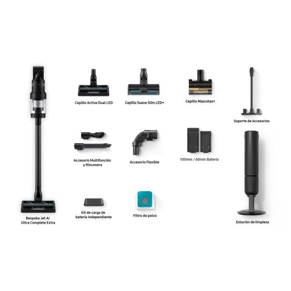 Pulizia Superfici Samsung JET ULTRA COMPLETE EXTRA NERA VS90F40DEK/WA