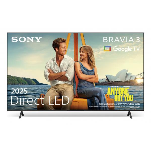 TV e Hotel TV Sony 43 BRAVIA 3 X1 LED GOOGLE TV SDS K43S39BP.CEI