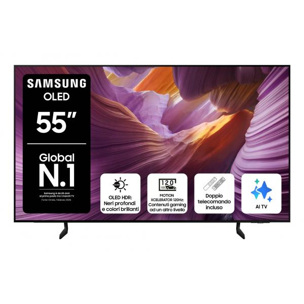 TV e Hotel TV Samsung TV 55 POLL OLED QE55S85FAUXZT