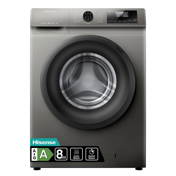 Lavatrici Hisense LAV 8 KG 1400 CL. A-20 GREY WF1Q8041BT