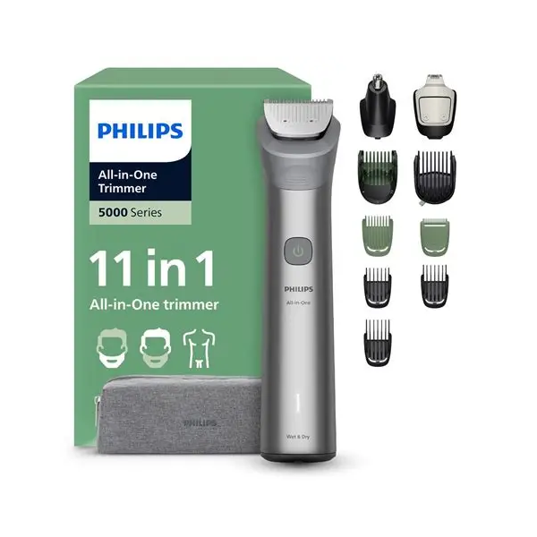 CURA DELLA PERSONA Philips_b GROOMING KIT CORPO/VISO/CAPELLI 11 IN 1 120 MIN.