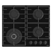 PIANI COTTURA GAS Hisense PIANO A GAS 60CM 4 ZONE VETRO NERO