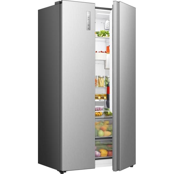 SIDE BY SIDE Hisense FRIGORIFERO SIDE BY SIDE 544 L CL. E INOX