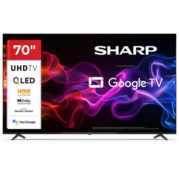 TV e Hotel TV Sharp 70 UHD 4K QDOT GOOGLE TV FRAMELESS 70HP5265E