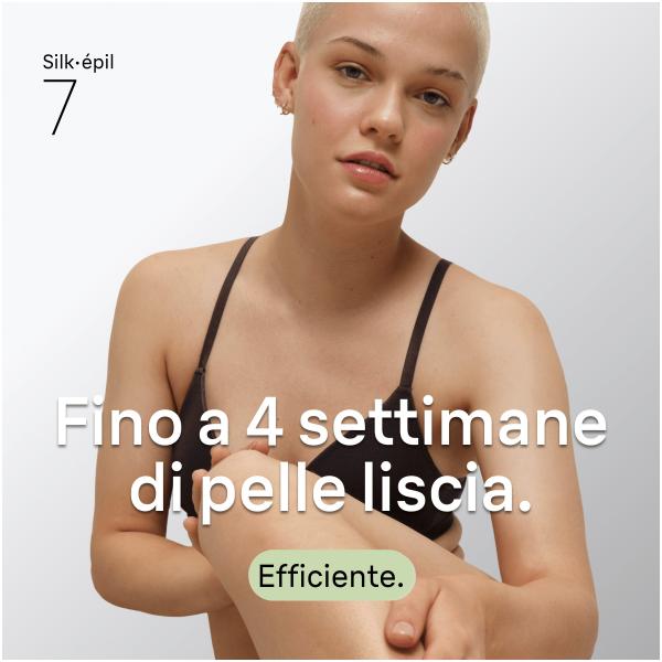 CURA DELLA PERSONA Braun_b EPILATORE RIC. WET DRY 40 PIN. SILKEPIL7041NEW
