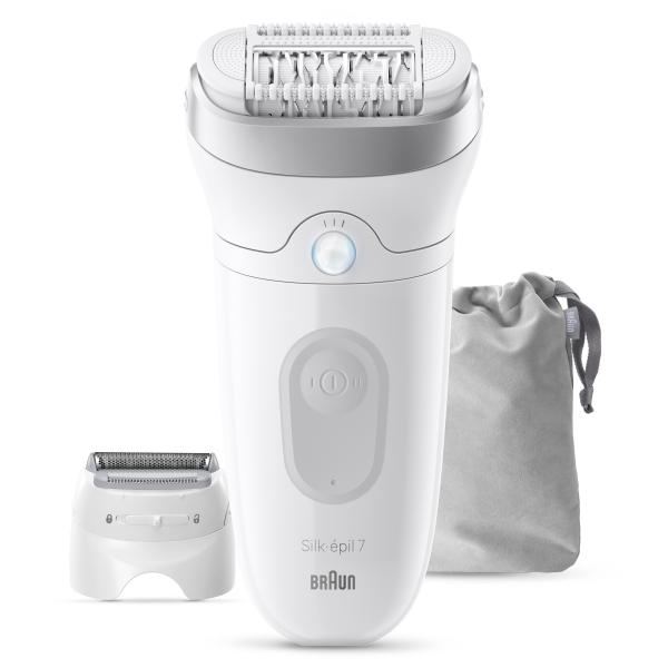 CURA DELLA PERSONA Braun_b EPILATORE RIC. WET DRY 40 PIN. SILKEPIL7041NEW