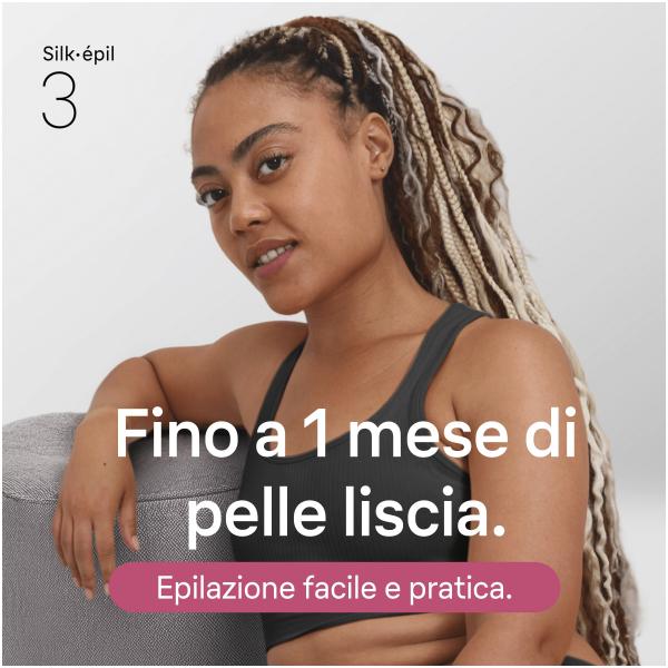 CURA DELLA PERSONA Braun_b EPILATORE RICARICABILE WET DRY 20 PIN. SMART LIGHT
