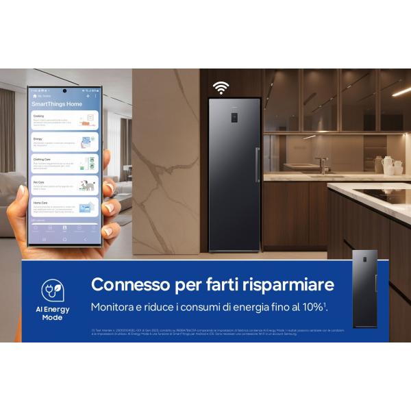 Congelatori Samsung FREEZER MONOPORTA BLACK CL. D RZ70H32HDFEF